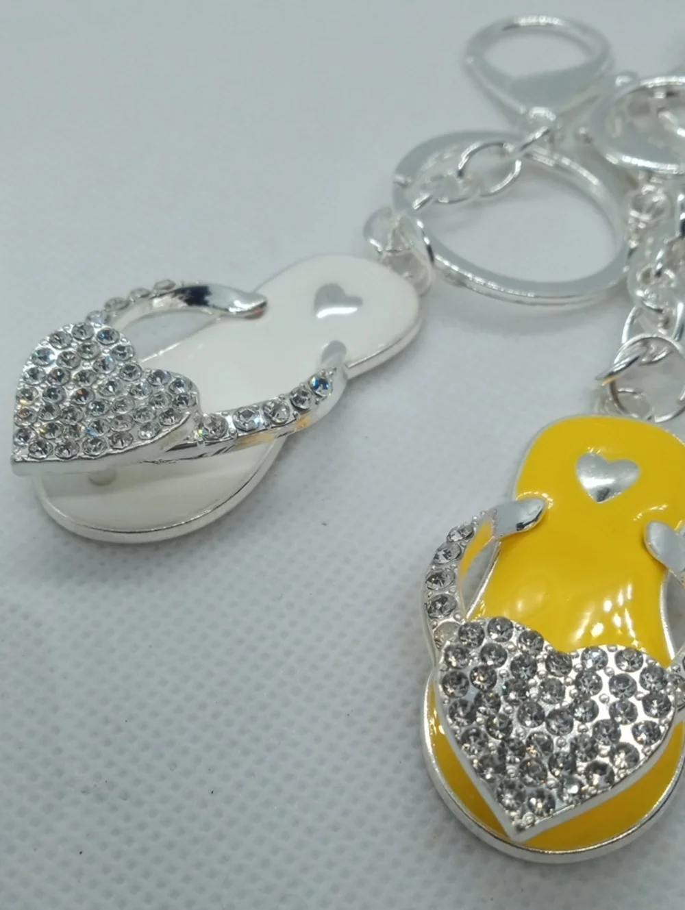 BEJEWELED FLIP-FLOP BAG/KEY CHAIN - Picture 7 of 10